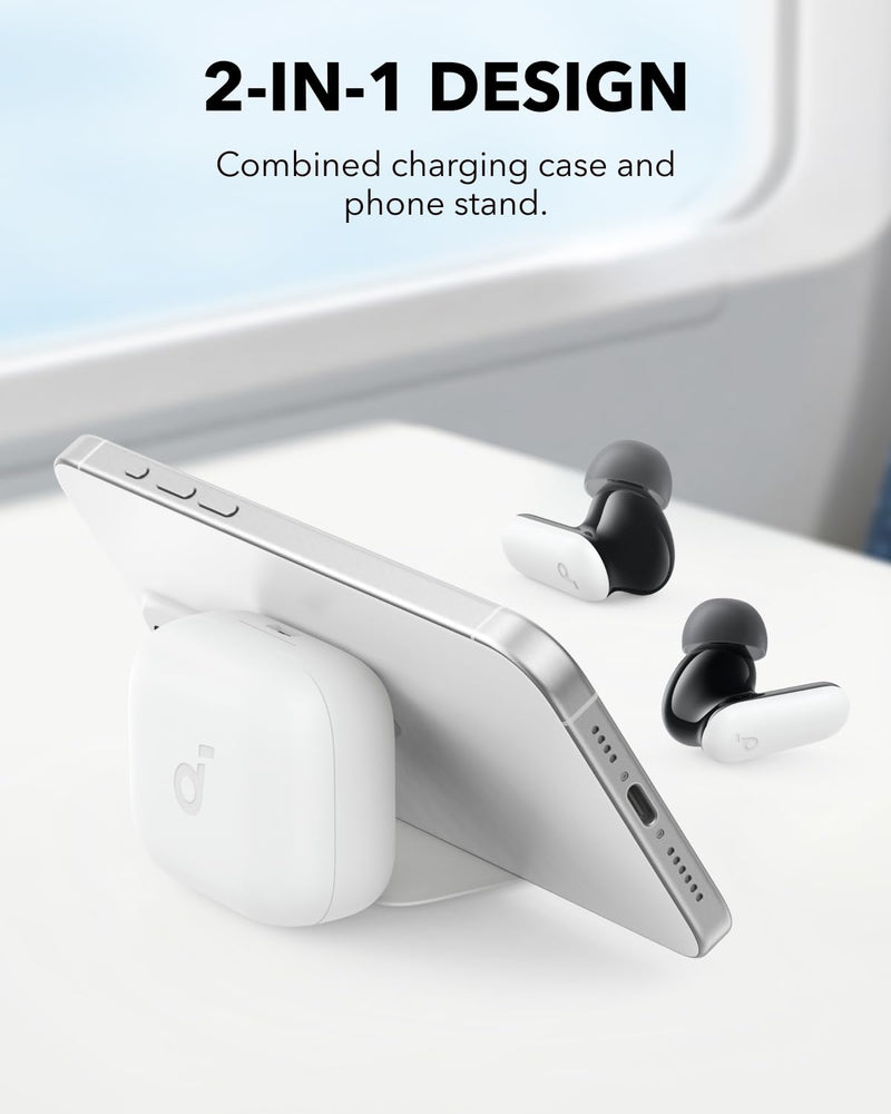 Soundcore P30i Noise Cancelling Earbuds & AeroFit 2 Open-Ear Headphones (Bundle)