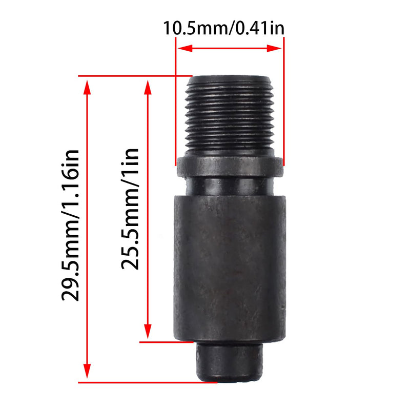 2PCS Black Double Rocker Bridge Rocker Socket Tremolo Arm Socket Whammy Bar Jack for Electric Guitar Floyd Rose Tremolo Bridge System