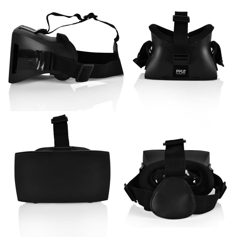 Pyle PLV3D15 Universal 3D VR Headset Glasses, Virtual Reality Viewing Entertainment Goggles