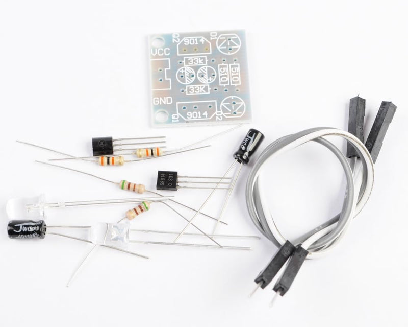 LED Flash Light Kit, DIY Kit DC 3V-14V 5MM LED Simple Flash Light Simple Flash Switch Production Suite