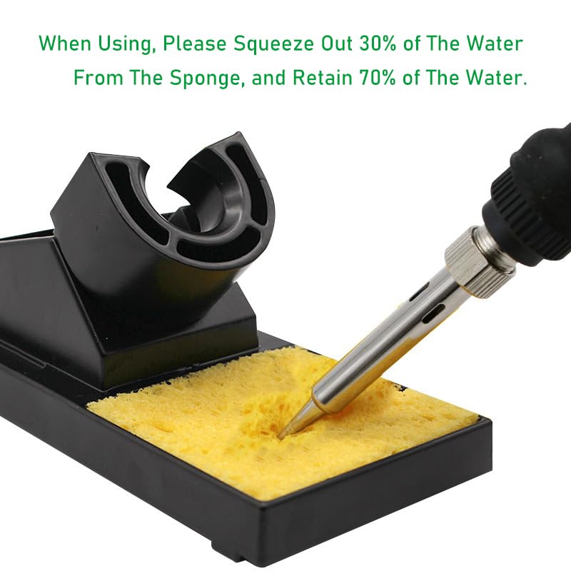 Pack of 20 Professional Soldering Sponge Cleaning Sponge Soldering Iron (6.7 x 6.7 x 1 cm), Cleaner Sponges for Soldering Tips, Soldering Tip Cleaner Sponge & Soldering Tip Reactivator, Soldering 6,7*6,7*1 cm