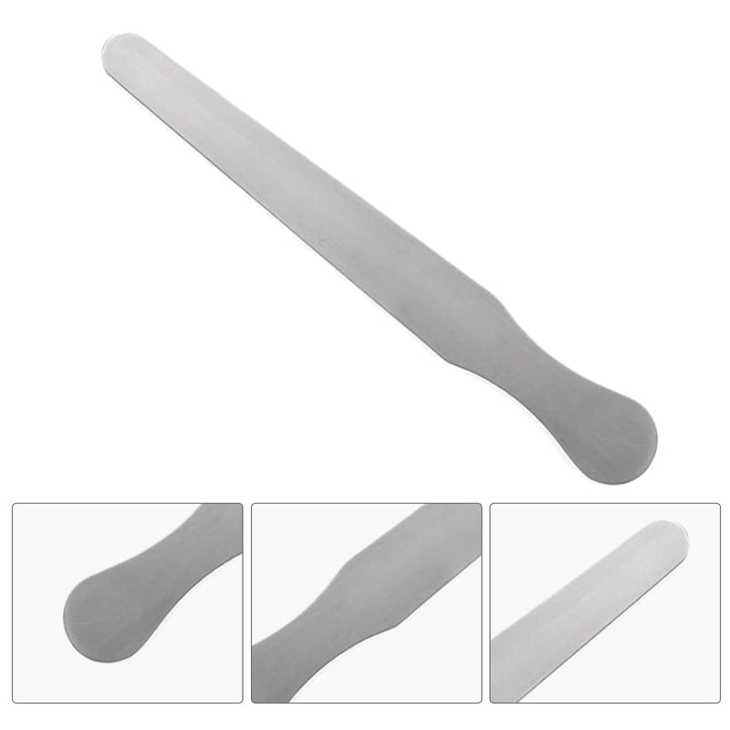 [AUSTRALIA] - Pack of 3 Stainless Steel Tongue Depressors, Stainless Steel Tongue Depressors for Crafts, Beauty Salon, Dental Examination (14 cm + 16 cm + 18 cm) 