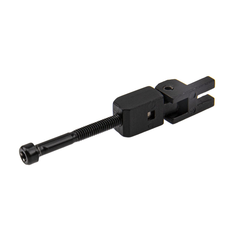 18Pcs Yootones Locking Systyem Locked Saddles Tremolo Bridge Saddle String Lock Insert Blocks Compatible with Floyd Rose Electric Guitar Bridge Saddle (Black)
