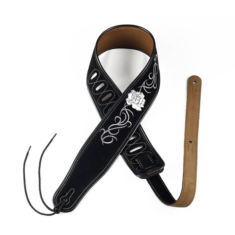 Cowhide Guitar Strap Soft Comfable Durable Electric Guitar Strap Bass Strap Adjustable Acoustic Guitar Belt Width 7cm (Y22) Y22
