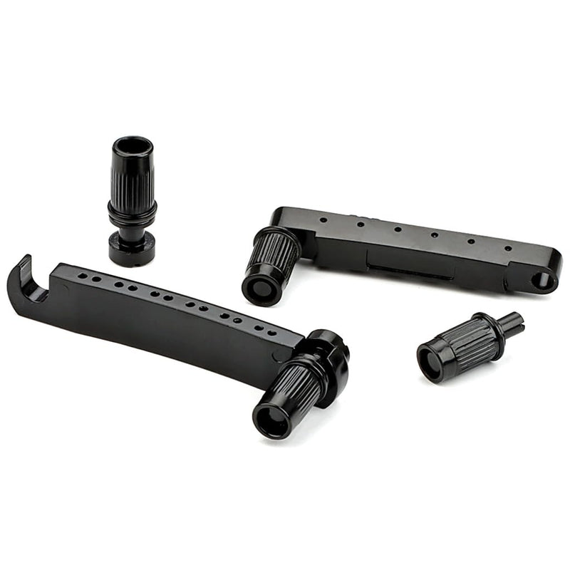 [AUSTRALIA] - 12 String Saddle Tune-O-Matic Bridge & Tailpiece Set For Lp Electric Guitar Parts Black 