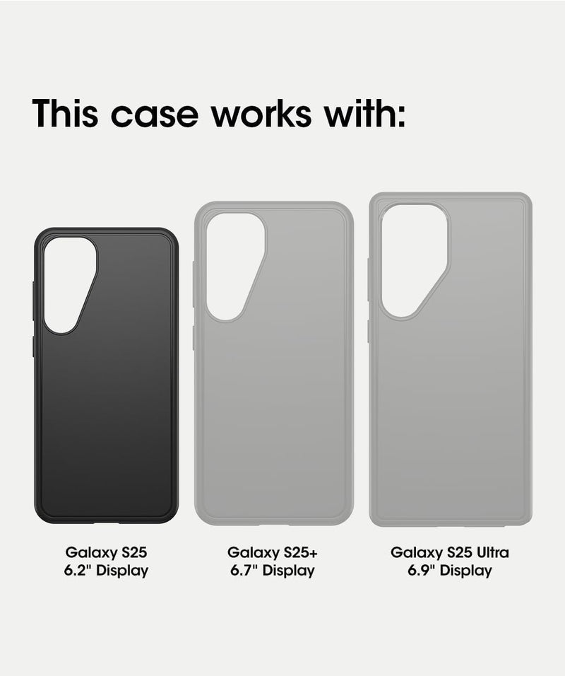 OtterBox Samsung Galaxy S25 (Only) - Commuter Series Case - Riveting Way (Teal) - Slim & Tough - Pocket-Friendly - with Port Protection - Non-Retail Packaging