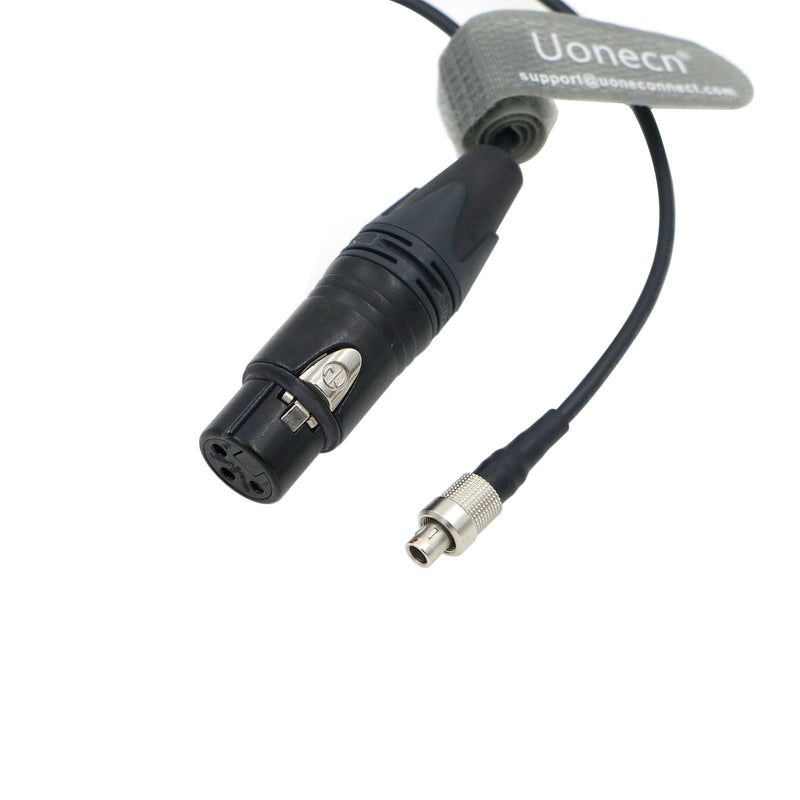 Uonecn SK2000 Audio Incoming Transmitter Soft and Thin Cable XLR 3 Pin Female to FVB 00 303 NLAE24 3 Pin Plug