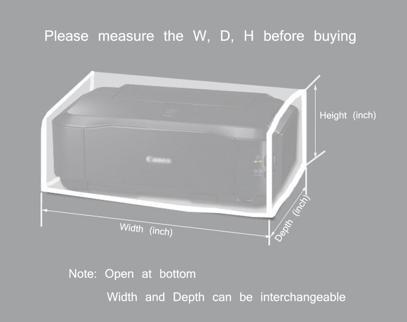 SZBRO Printer Dust Cover Case Water Proof Protective Covers Jacket,Compatible with HP, EPSON,Canon, Brother, PIXMA Officejet (19W x10H x18D) 19W x10H x18D