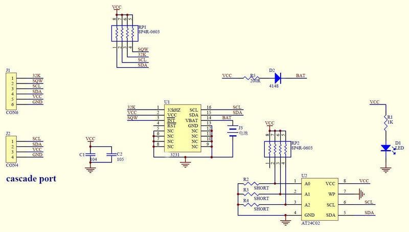 [AUSTRALIA] - Hailege 5pcs Real Time Clock RTC Module Clock Module Real Time Clock Module IIC RTC Module without Battery 