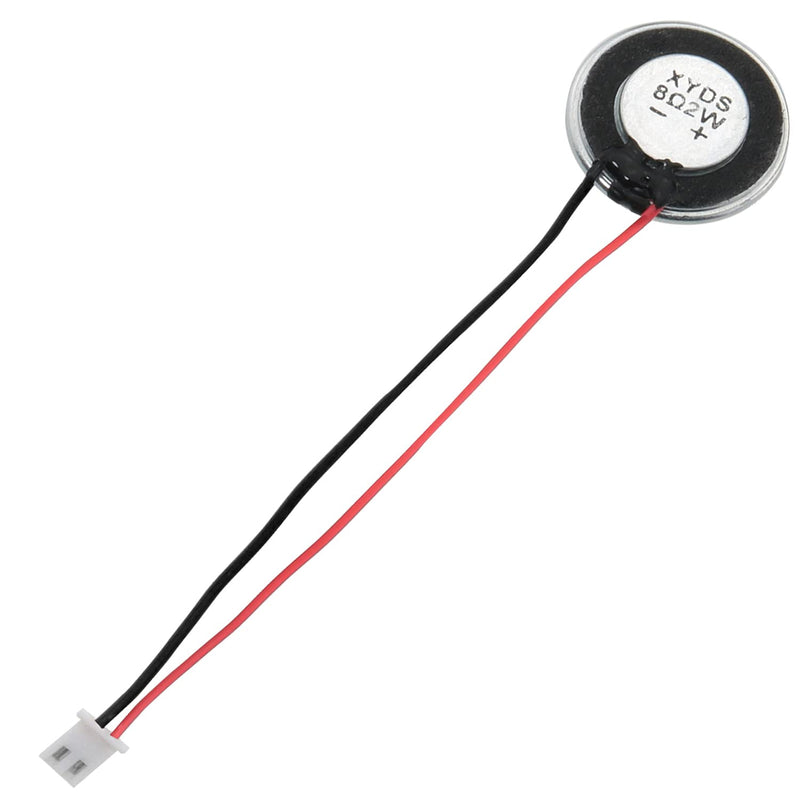 Magnetic Loudspeaker 4PCS 28mm/1.10Inch 8Ohm 2W Round Metal Shell Internal Magnetic Speakers with Wire