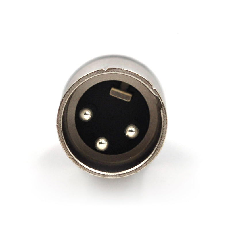 (20 Pack) 3-Pin XLR Cable Connector 10 Male & 10 Female Solder Type Mic Audio Socket Microphone Line Plug Connector, Black Housing Silver Contacts 3-Pin (20 PACK)