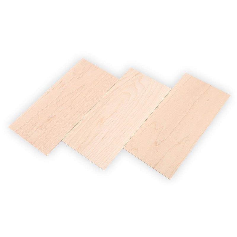 3Pcs Guitar Head Veneers, Maple Guitar Headplate for Guitar Luthiers Replacement Tool Maple Wood Veneer Maple Veneer