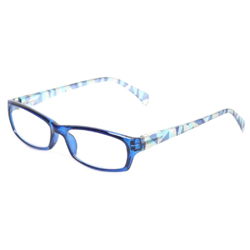 Reading Glasses 5 Pairs Fashion Ladies Readers Spring Hinge with Pattern Print Eyeglasses for Women (5 Pack Mix Color, 2.5) 2.5 x