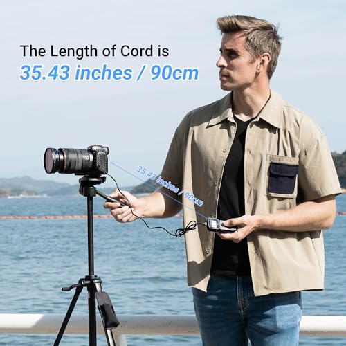 JJC Intervalometer Timer Remote for Sony A6000 A6400 A7IV A7III A7II A7RV For Select Sony Camera
