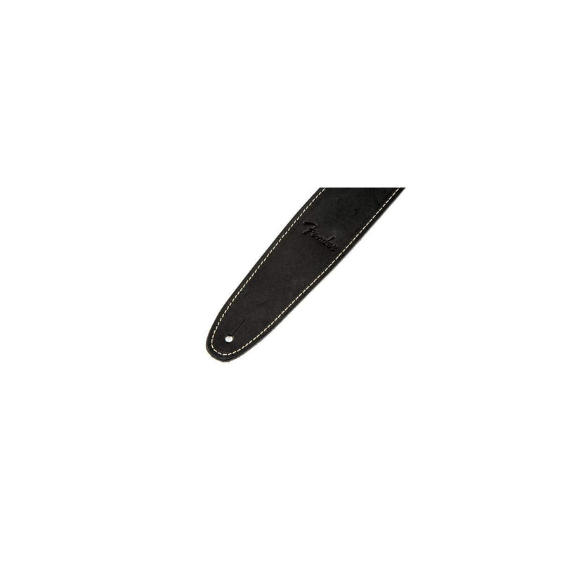 Fender Ball Glove Leather Guitar Strap, Stocking Stuffers, Guitar Accessories, 2.5in, Black