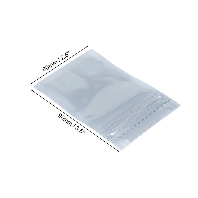 uxcell Anti Static Resealable Shielding Bag, 60x90mm/2.5x3.5 inch, Protective Antistatic Bag, for Store HDD SSD RAM Laptop Hard Drives Memory Card, Electronic Devices, 100pcs
