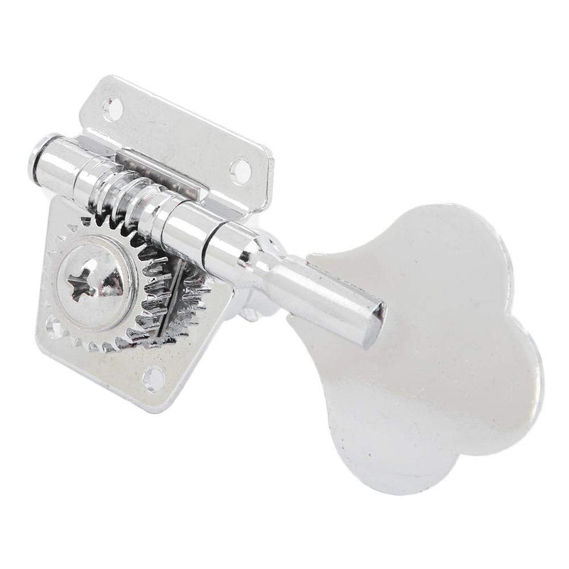 VBESTLIFE Electric Bass Machine Heads, Open Tuner Knobs String Tuning Key Pegs Tuners for Electric Bass for Right Row