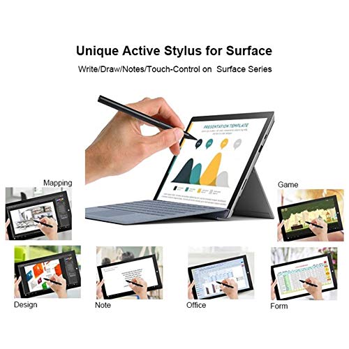 BoxWave Stylus Pen for ASUS VivoBook Flip 14 (Stylus Pen by BoxWave) - ActiveStudio Active Stylus 2020, Electronic Stylus with Ultra Fine Tip for ASUS VivoBook Flip 14 - Jet Black