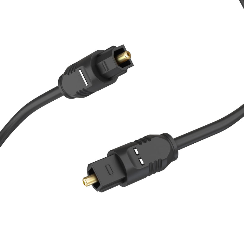 TOSLink Optical Digital Audio Cable SPDIF Dolby Digital DTS 50 ft Black 50FT