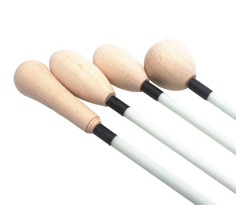 Conductor Orchestra Baton 15" Music Conductor Baton with Solid Wood Handle 4pcs