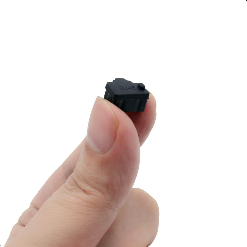 30 Pcs Silicone RJ45 Ethernet Hub Port RJ45 Anti-Dust Cover Cap Protector Plugs Stoppers for RJ45 Female Port Devices,TV,Computer,Other Devices,Black