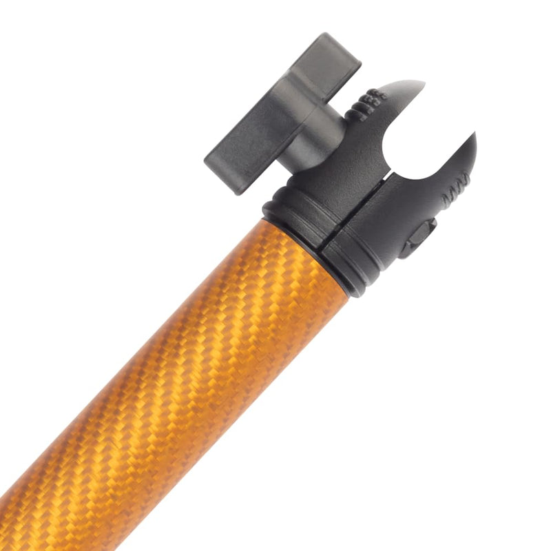 Bulletpoint Mounting Solutions Dash Mount 5.9" Arm Compatible with iPhone and Android Smartphones - Fits 20mm Attachment Ball (Matte Orange Carbon Fiber) Matte Orange Carbon Fiber