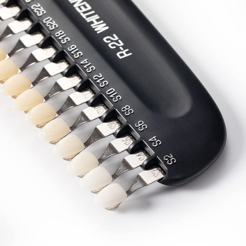 3D Professional R-22 Clinic Salon Teeth Whitening Shade Guide, Digital Tooth Teeth Shade Guide Teeth Whitening Device
