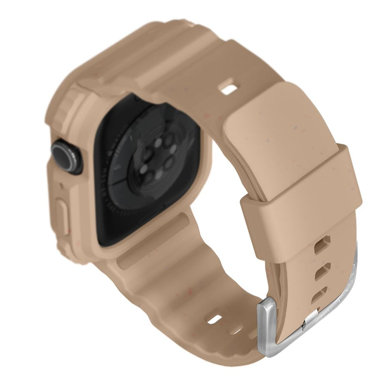 CASETiFY Bounce Odyssey Watch Band Compatible with Apple Watch - 40mm/41mm/44mm/45mm - Black/Silver/Bubble Gum/Electric Blue Latte 46mm (Bounce Odyssey Band)