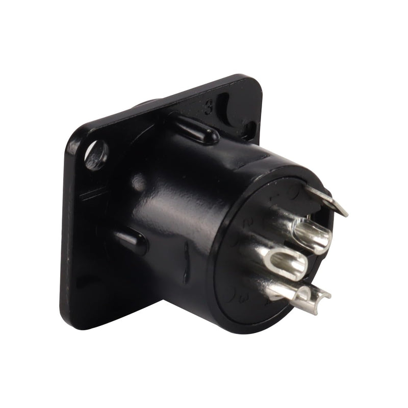 [AUSTRALIA] - Enwye 4 XLR 4 Pin Female Panel Mount Sockets Suitable for Recording Studios, Mixers, Sound Systems etc 