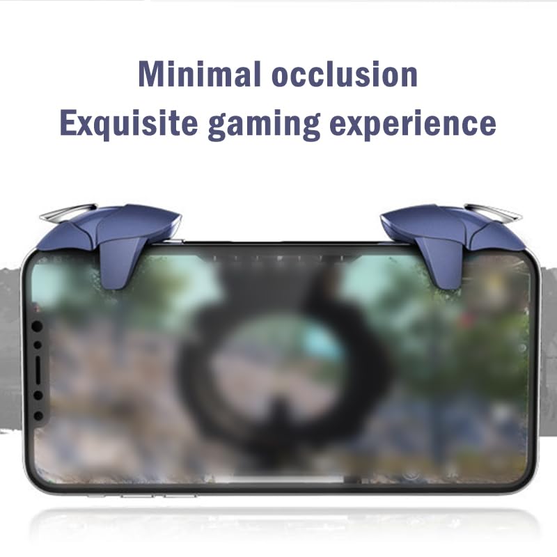 JWH 16 PCS Mobile Gaming Finger Sleeves for Dedales Gamer Profesionales Silver Fiber Thumb Sleeves with Pubg Controller Anti Slip Sweat Proof Finger Gloves (8XBlue+8XGreen+Box+Game Controller) 8XBlue+8XGreen+Box+Game Controller