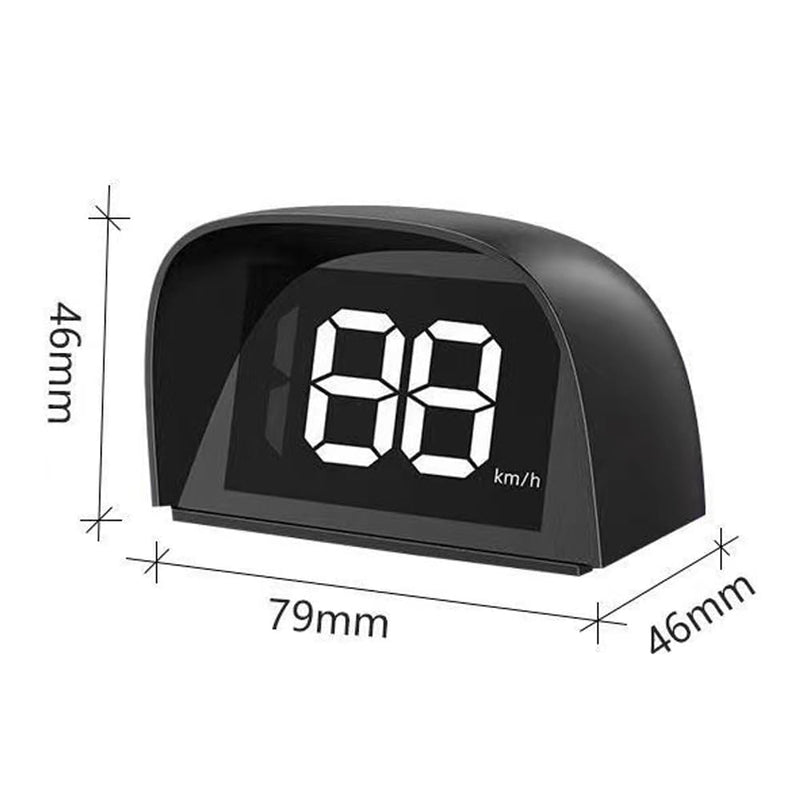 [AUSTRALIA] - GoolRC Digital GPS Speedometer for Car, Kilometers/Miles Car Global Position System Speedometer Digital Display Speed Car HeadUp Display, White miles 