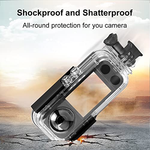 PULUZ 30m/98ft Dive Housing Case for Insta360 x3 Accessories Underwater Housing Cover Protective Case PC Shell, Underwater Photography Cameras for Insta360 x3 Waterproof