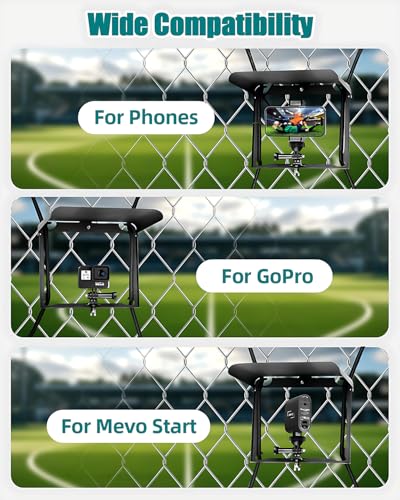 UBeesize Gamechanger Streaming Kit Fence Mount with Foldable Shade and Bag Fence Mount with Shade