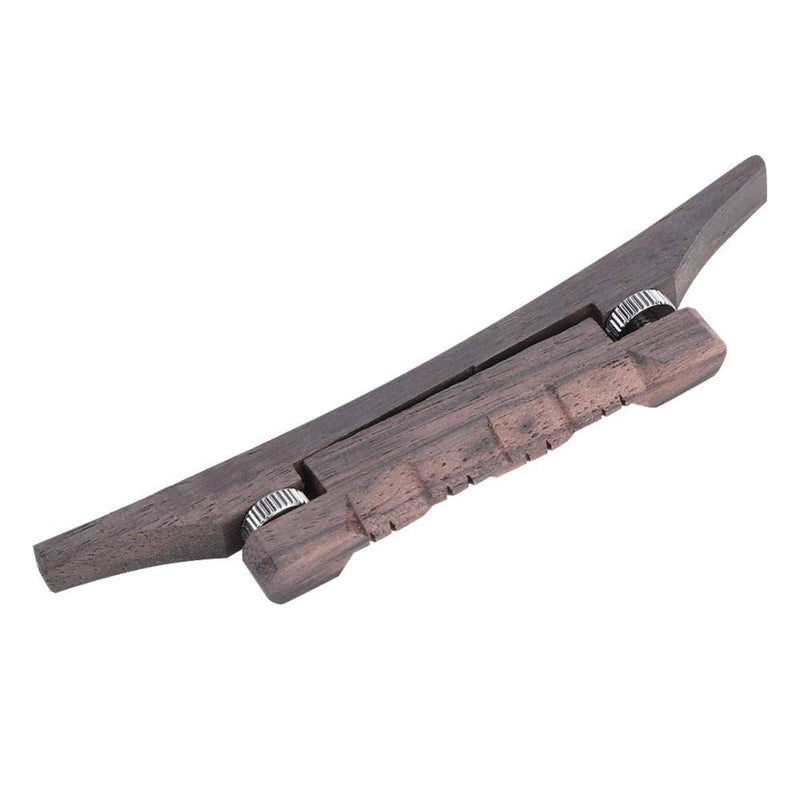 Mandolin Bridge, Adjustable Compensated Mandolin Strings Bridge Rosewood for Martin Acoustic Guitar Mandolin Bridge Mandolin Bridge Replacement