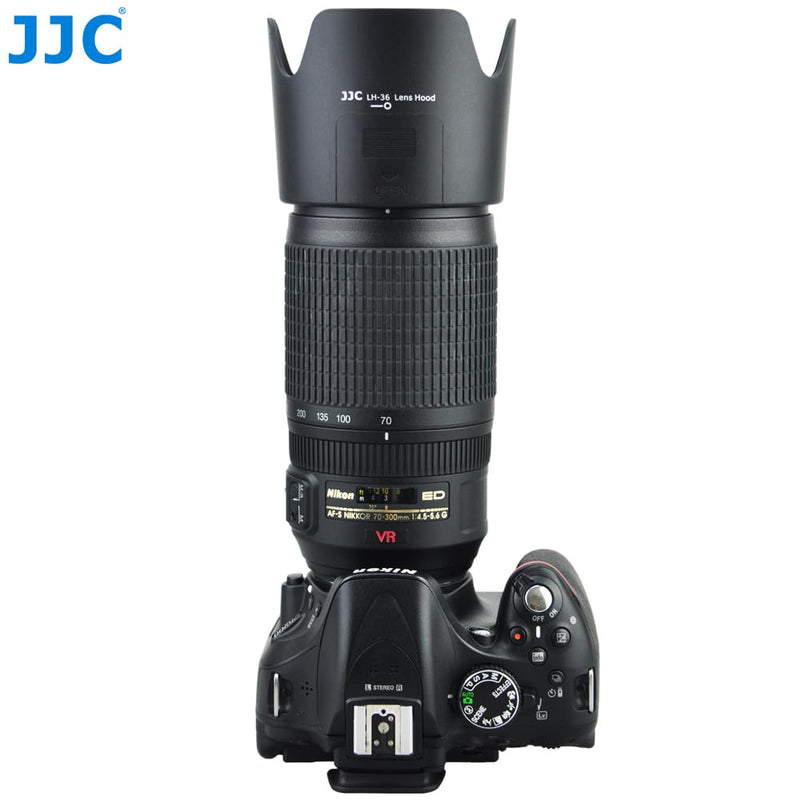 [AUSTRALIA] - JJC HB-36 Lens Hood Reversible Lens Shade Cover for NIKKOR Nikon AF-S VR Zoom-Nikkor 70-300mm f/4.5-5.6G IF-ED, Replace Nikon HB-36 Lens Hood,Provide Lens with Extra Protector 