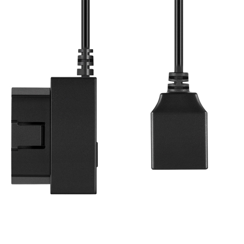 010-12530-23 Constant Power Cable for Garmin Dash Cam 46 47 56 57 66W 67W, Live, Mini, Mini 2 3, Tandem, X110, X210, X310, DashCam, Fits Vehicle's OBD-II Port for Power Even When Parked and Turned Off