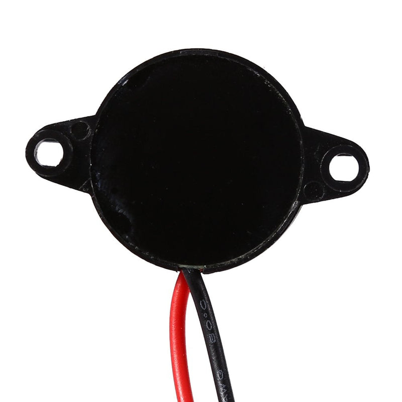 Electronic Buzzer, 3-24 V Piezo Electronic Sound Warning Buzzer Alarm 85-95 dB Continuous Sound Cable Length 100 mm