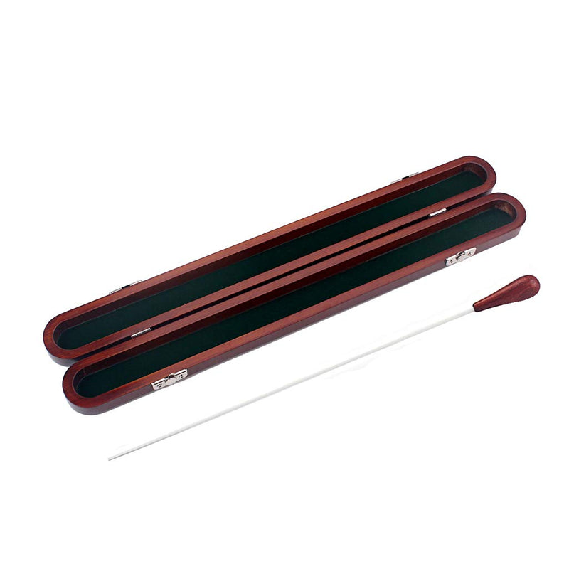 [AUSTRALIA] - Alnicov Red Wood Conductor Music Baton Wooden Box Case with Baton Handmade Musical Parts 