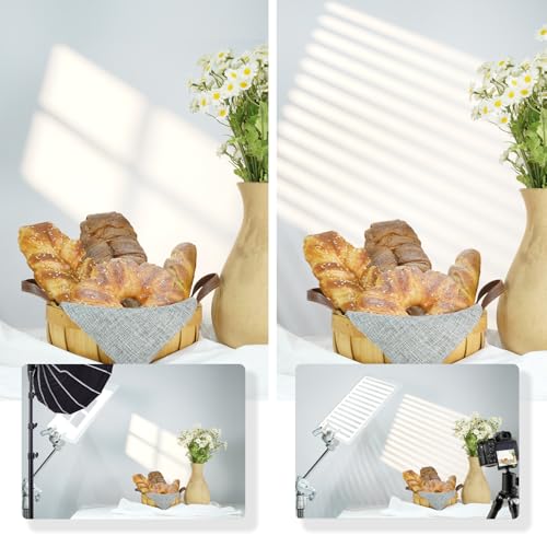 Meking 4PCS Product Photography Props Light and Shadow Boards 16 * 11inch