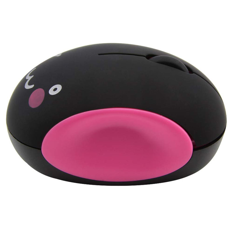 3C Light 2.4GHz Wireless Mouse Cute Small Silent Mouse Portable Mini Rechargeable Optical Mice Cartoon Computer Mouse 3 Buttons Cordless Mouse for Laptop Desktop PC Notebook (Red) Red