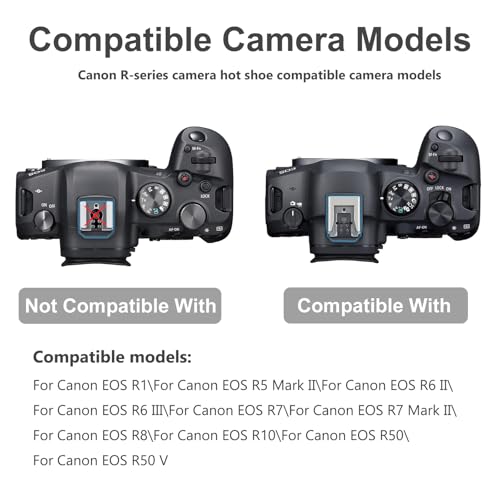 Camera Metal hot Shoe Protective Cover for Canon EOS R RP Ra R1 R3 R5C R5II R6II R7 R8 R10 R50 R100 (03) 03
