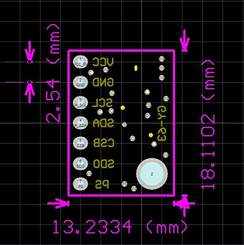 Hailege MS5611 MS5611-01BA03 GY-63 Atmospheric Pressure Sensor Module Meter Altimeter Sensor Module Electronic DIY Board IIC SPI 24Bit AD