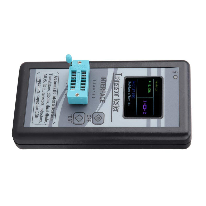 M328 Transistor Tester, NPN/PNP Transistor, Transistor Tester Multifunctional Transistor Diode Resistance Inductance, 0.5Ω - 50MΩ, LCD Transistor Tester Digital Transistor Tester