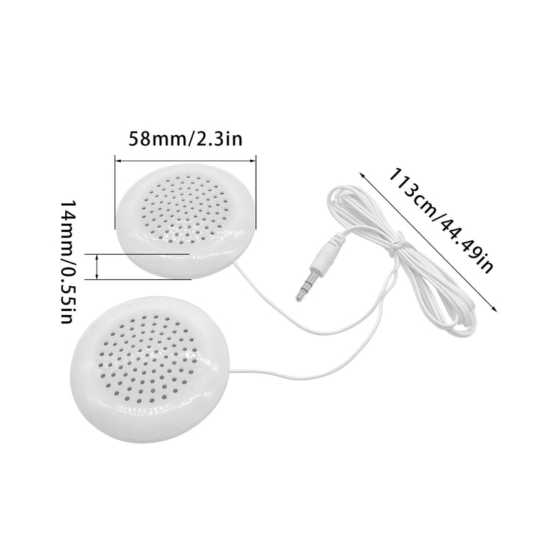 Flylin Pillow Speaker, 3.5mm DIY Portable Mini Speaker Stereo Speakers with 2 Stereo Sound HiFi Speakers for MP3 Phone Portable CD 1