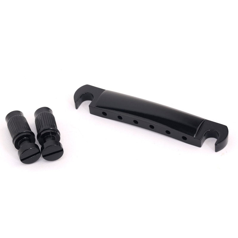 [AUSTRALIA] - Musiclily Guitar Tune-O-Matic Bridge and Stop Bar Tailpiece with Anchors and Studs Set for Epiphone Les Paul LP SG Style 6 String Electric Guitar,Black Black 