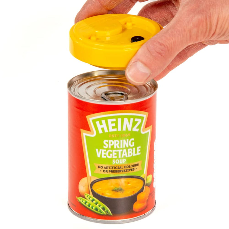 [AUSTRALIA] - Talking Products, Talking Tins Voice Recordable Sound Buttons, 20 Seconds Recording, Yellow, Pack of 3. Ideal Dementia Aid for Independent Living and Educational Activities pkg of 3 