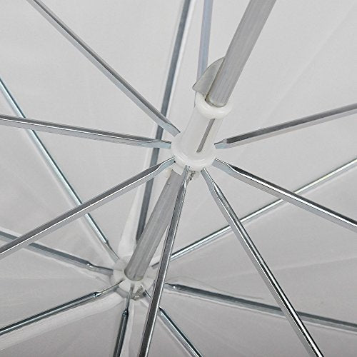 EMART Light Bulb Stand and 33inch Photography Umbrella, E26 / E27 AC Socket Lamp Holder with Professional Photo Video Studio Lighting Flash Translucent White Soft Umbrella - 2 Pack