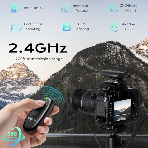 for Sony Rechargeable Camera Remote Control Wireless Shutter Release