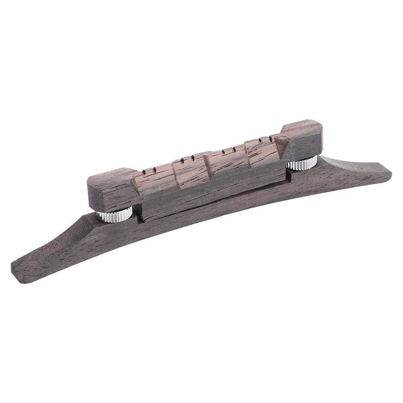 Mandolin Bridge, Adjustable Compensated Mandolin Strings Bridge Rosewood for Martin Acoustic Guitar Mandolin Bridge Mandolin Bridge Replacement