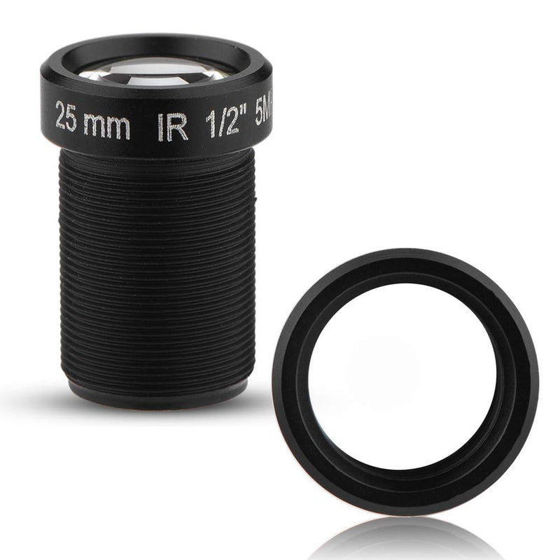 HD CCTV Camera Lens, 5 Million Pixels and 25mm Focal Length Have IR Night Vision Function Universal Compatibility Gives You a 24-Hour Default